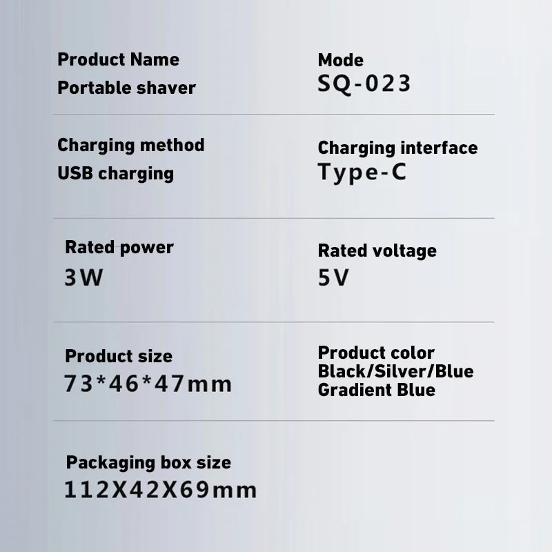 Máquina De Barbear Portátil Xiaomi