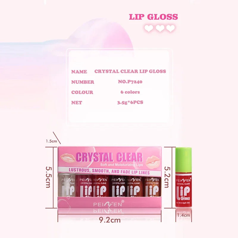 Kit Lip Gloss 6 peças